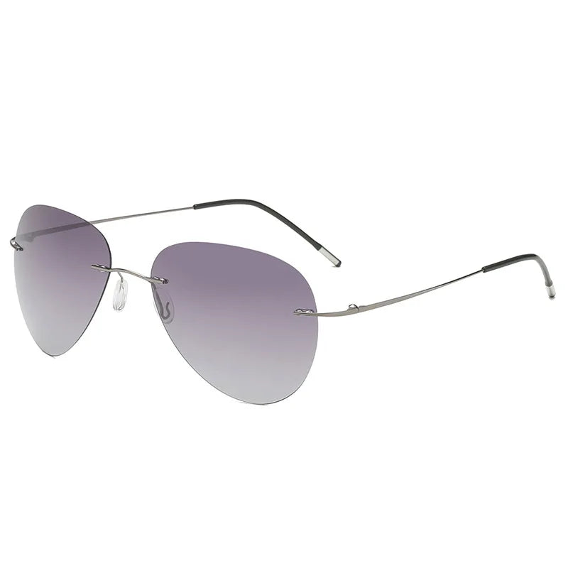 Frameless Ultra-light Polarized Sunglasses Men's