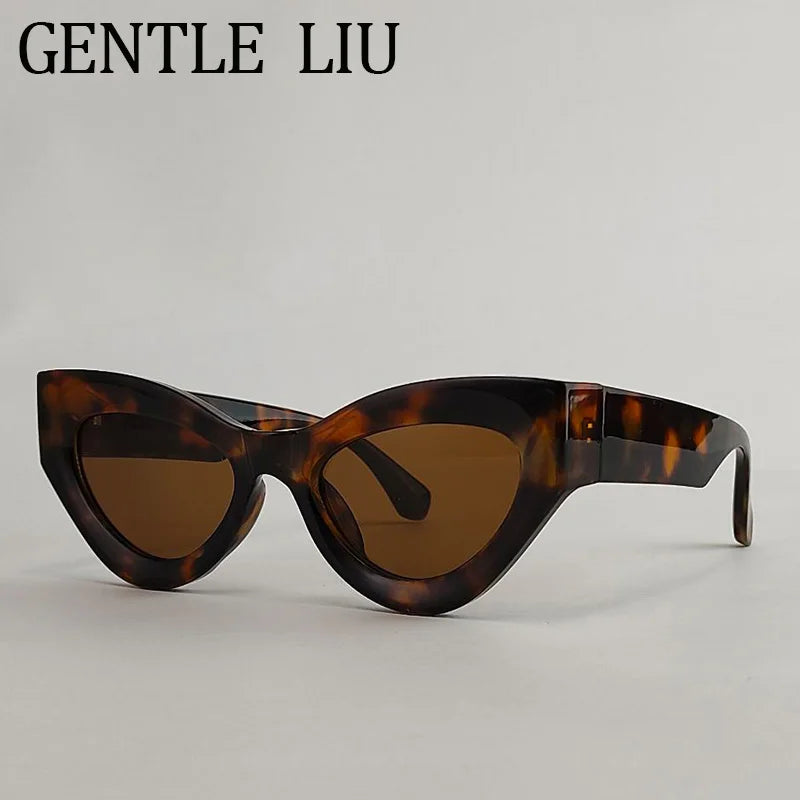 Vintage Sexy Cat Eye Sunglasses Women Luxury