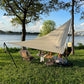 Aricxi 210t Plaid Beach Sun Shelter Tarp Tent Shade