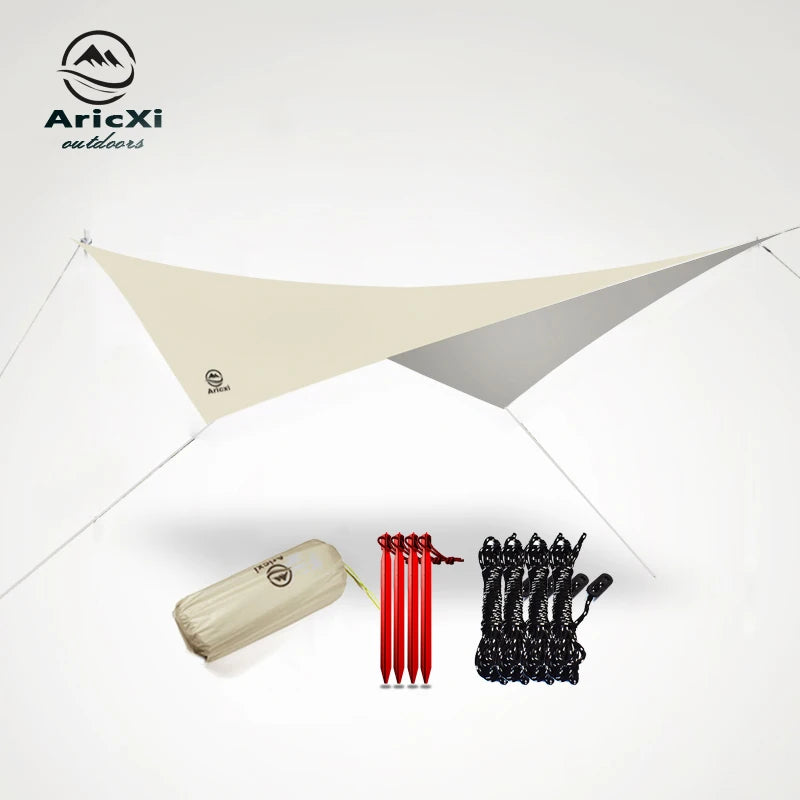 Aricxi 210t Plaid Beach Sun Shelter Tarp Tent Shade