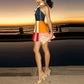 Backless Sexy Island Beach Mini Dress Casual