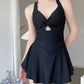 Cute Women Hanging Neck Sweet Swimwear