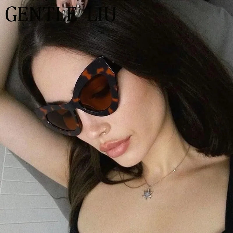 Vintage Sexy Cat Eye Sunglasses Women Luxury