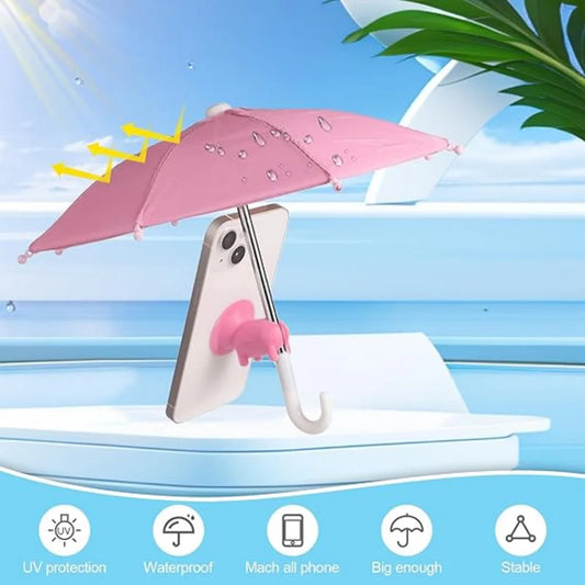 Mini Umbrella for Smart Phone with Suction