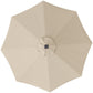 Outsunny 3m Umbrella Replacement Canopy