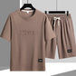 Summer Leisure Sportswear Set Fashion Men Thin