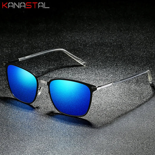 Metal Polarized Sunglasses Men UV400 Sun Glasses