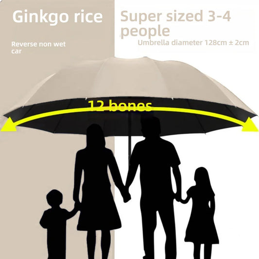 Super large umbrella for 1-4 people can be used