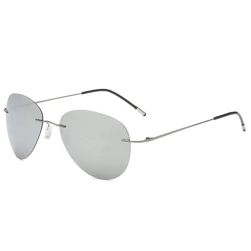 Frameless Ultra-light Polarized Sunglasses Men's