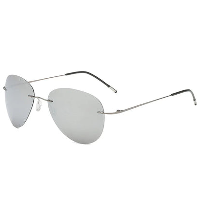 Frameless Ultra-light Polarized Sunglasses Men's