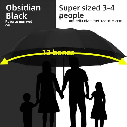 Super large umbrella for 1-4 people can be used