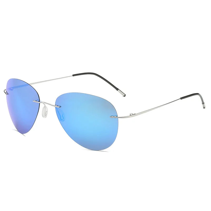 Frameless Ultra-light Polarized Sunglasses Men's