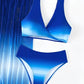 3 Pieces Vcay Ombre Bikini 2025 Women High